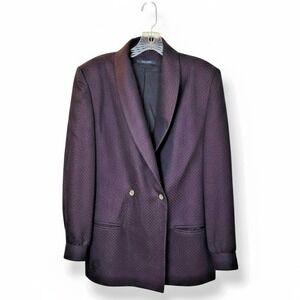Frank Stella Ltd Blazer 10 | Made in USA | Vintage Shawl Collar Jacket
